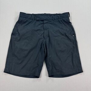 RLX Ralph Lauren Tailored Fit Golf Shorts Men's Size 34 Black Flat Front Classic